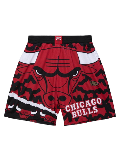 Къси панталони Mitchell & Ness NBA Chicago Bulls Jumbotron 2.0 Sublimated Shorts Червено | PSHR1220-CBUYYPPPBKRD