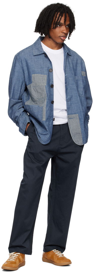 Яке Universal Works Universal Works Patched Bakers Jacket Синьо | P3008, 3