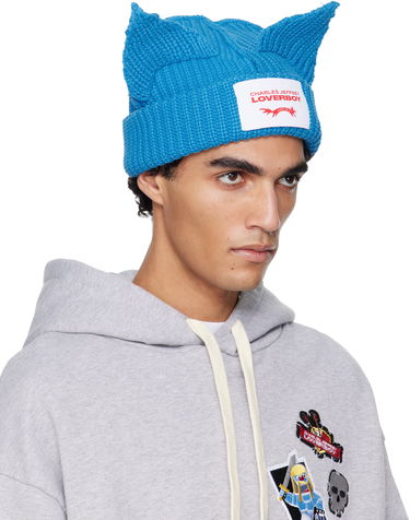 Шапка Charles Jeffrey Loverboy Chunky Ears Beanie Синьо | 052130106, 1