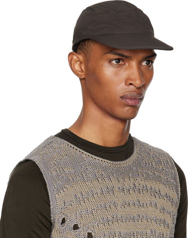 Шапка с козирка ROA ROA Perforated Cap Кафяво | RBMW271FA44 BRW0003, 3