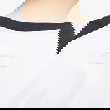Тениска AAPE by A Bathing Ape AAPE Now Raglan Long Sleeve T-Shirt, Large Бяло | AAPLTM1541XXNBKX, 5