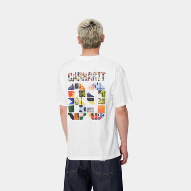 Тениска Carhartt WIP Short Sleeve Graphic Logo T-Shirt Бяло | I033673_5, 2