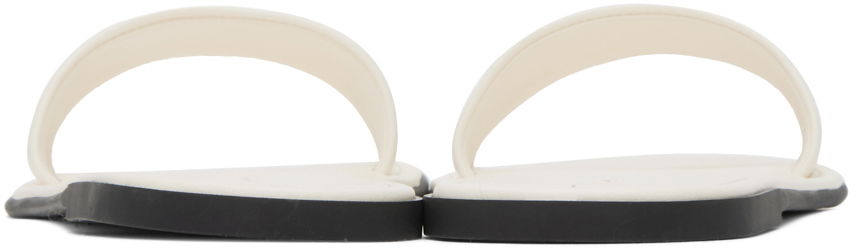 Pокля The Row The Row Leather Beach Slides Бяло | F1386-SPN60, 1