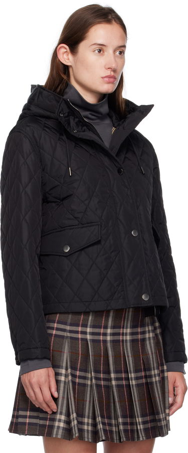 Яке Burberry Burberry Pembroke Quilted Hooded Jacket Черно | 8113838, 1