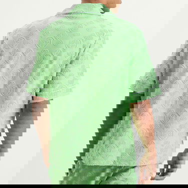 Риза Casablanca Casablanca Towelling Monogram Shirt, Large Зелено | M-SP26-SH-085-01, 3