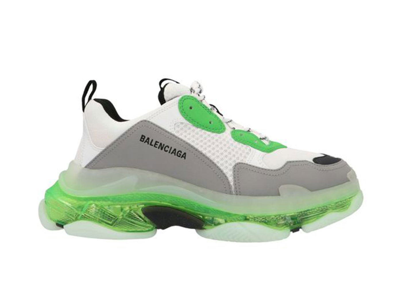 Кецове и обувки Balenciaga Triple S "White Green" Зелено | 541624W2GT19042, 0