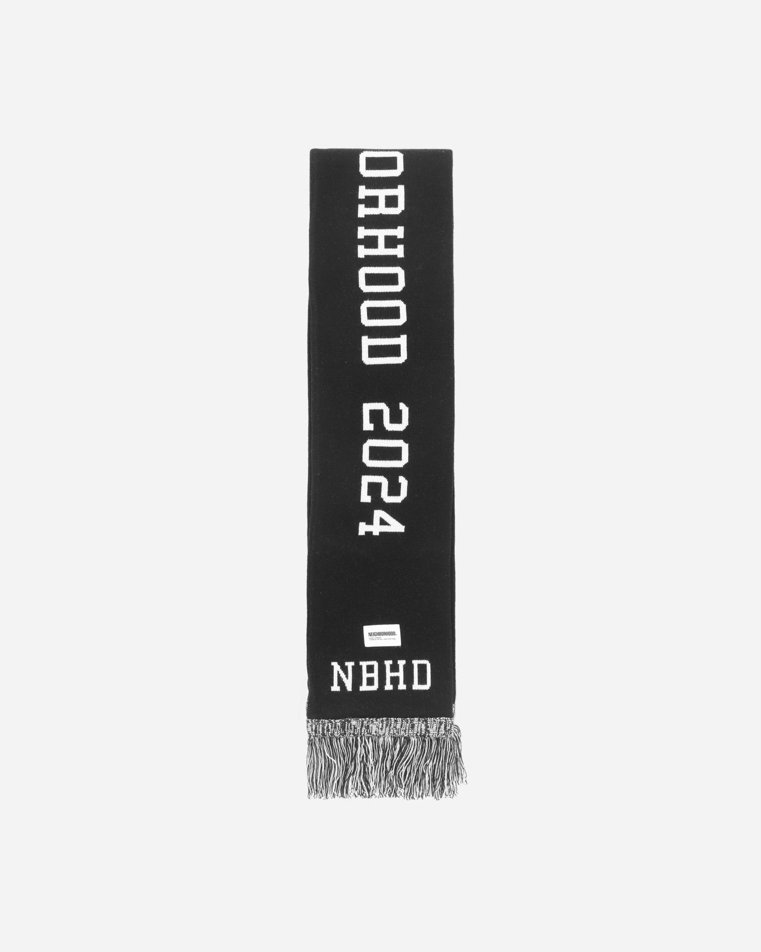 Шал Neighborhood Knitted Logo Scarf Черно | 24213NH-AC01 BK, 1