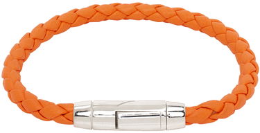 Гривна Bottega Veneta Braided Leather Bracelet Оранжево
 | 775231V507C, 1