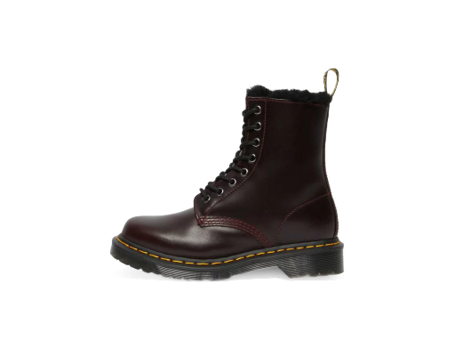 Кецове и обувки Dr. Martens 1460 Serena Faux Fur Lined Oxblood Atlas Кафяво | DM26238601