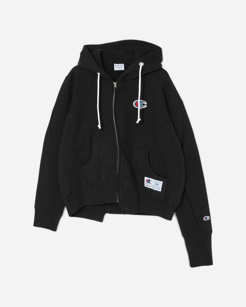 Суитчър UNDERCOVER Fleece Zip Hoodie Черно | UC2E1802-1 002