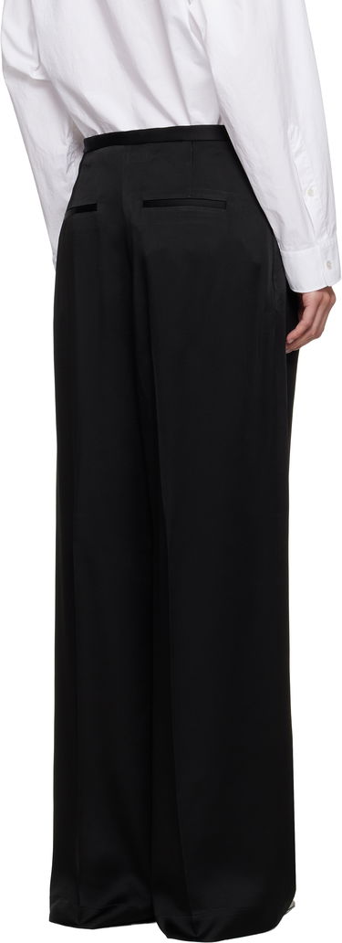 Панталони Róhe Relaxed Drawstring Satin Trousers Черно | 416-30-125, 2