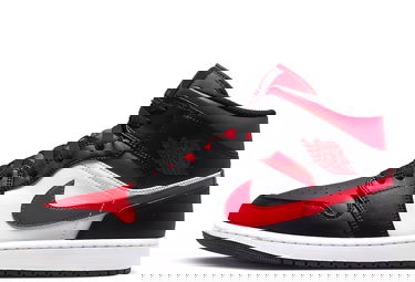 Кецове и обувки Jordan Air Jordan 1 Mid "Bred Toe" Черно | 554724-079, 3