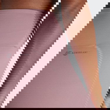Къси панталони adidas Originals Yoga Essentials High-Waisted Short Leggings Розово | IJ9352, 5