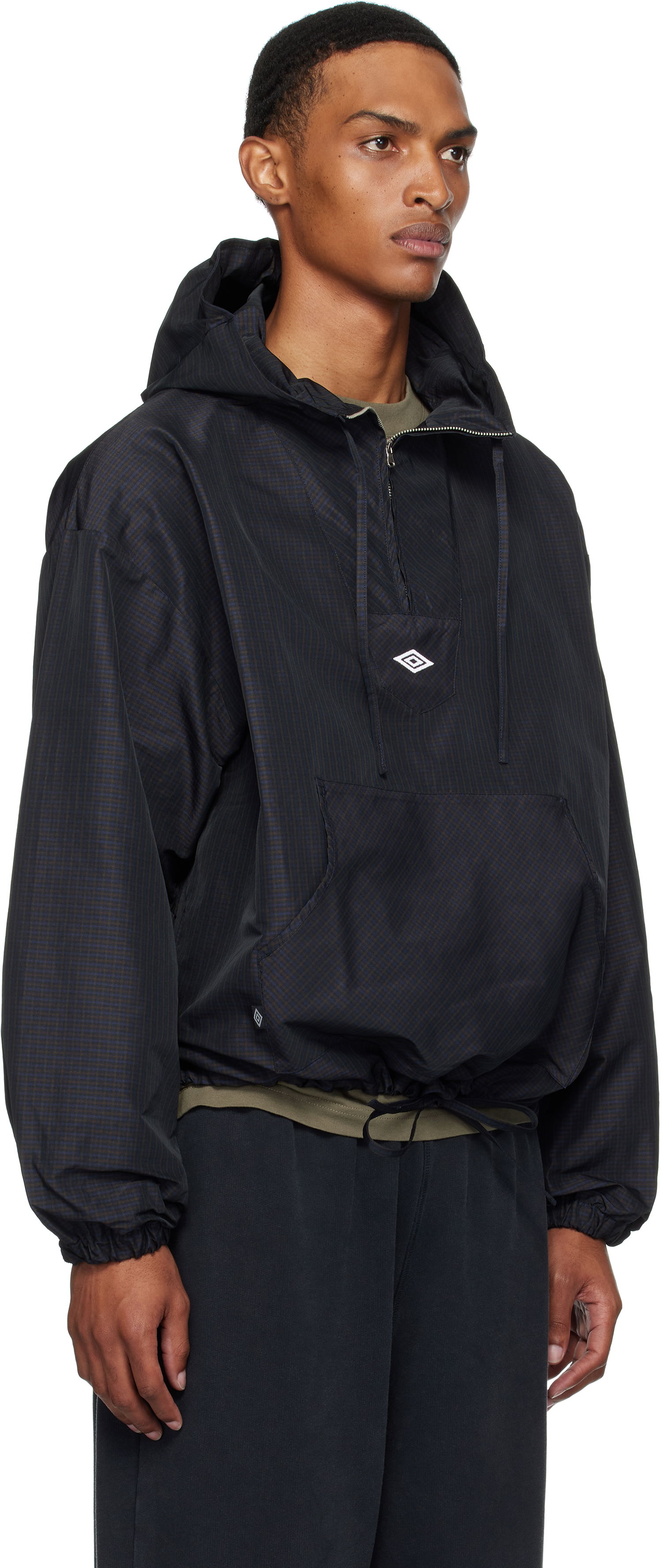 Ветровка Umbro Hooded Half-Zip Check Mask Anorak Многоцветен | UBMW0289FA185, 1