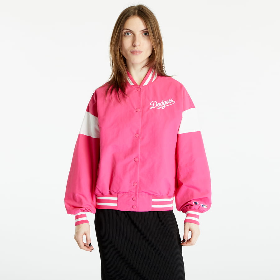 Яке бомбър Champion Full Zip Dodgers Jacket Розово | 116470 CHA PS025, 0