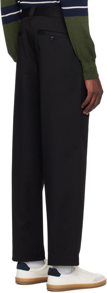 Панталони BOSS BOSS Logo Patch Straight Leg Trousers Черно | 50545304, 2