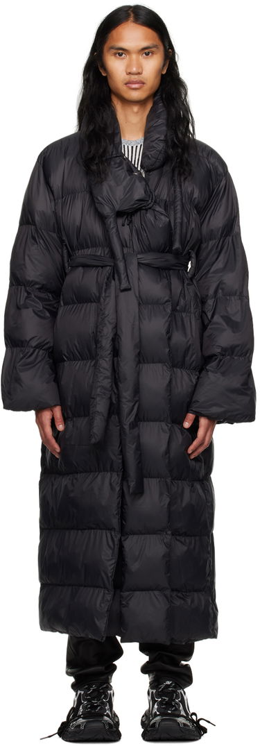 Пухо яке Ottolinger Ottolinger Laced Puffer Coat Черно | 0901601S, 0