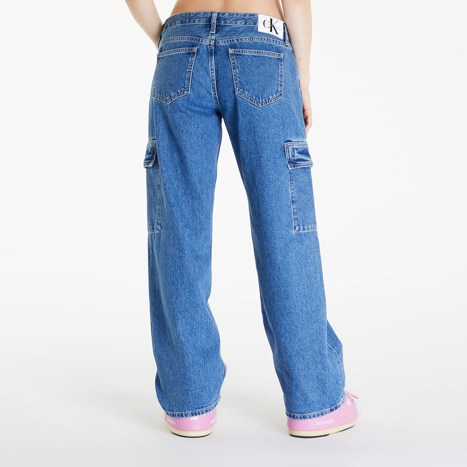 Карго панталони CALVIN KLEIN Jeans Extreme Low Rise Baggy Jeans Denim Medium Синьо | J20J223688 1A4, 1
