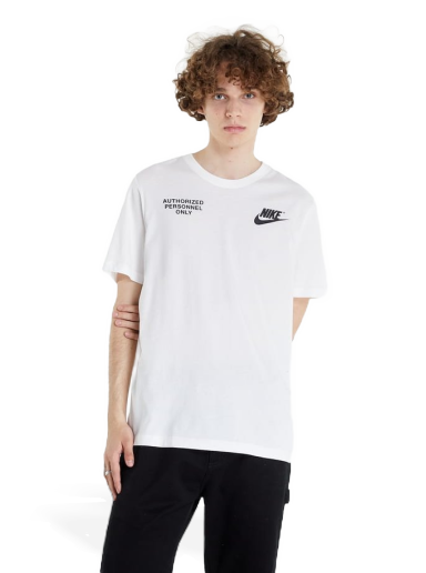 Тениска Nike Sportswear Tech Authorised Personnel Бяло | DO8323-133