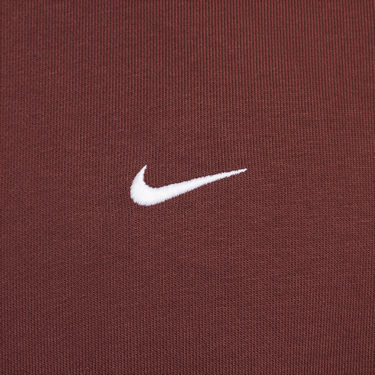 Суитчър Nike Solo Swoosh Fleece Hoodie with Hood Бургунди | DX1355-231, 2
