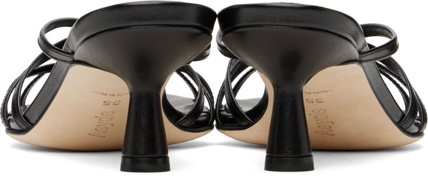Облекло Aeyde Aeyde Abby Leather Mules Черно | A11-HS-PRAR55ST141-SS25-800-007, 1