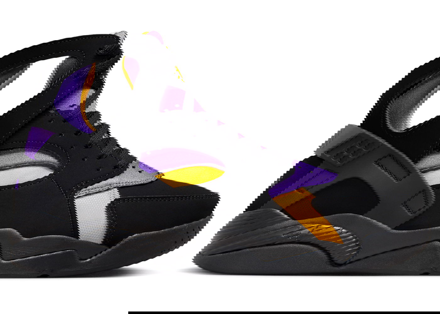 Кецове и обувки Nike Air Flight Huarache "Lakers Away" Черно | FD0188-001, 0