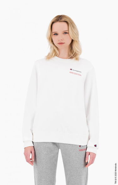 Тениска Champion Crewneck Sweatshirt XL Бяло | 114712-WW001, 0
