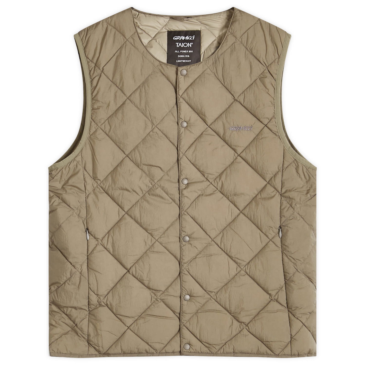 Жилетка GRAMICCI Taion x Inner Down Vest Бежово | G4FU-J100-TG-SGY, 0