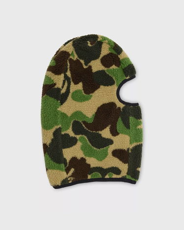 Шал BAPE A Bathing Ape Camo Boa Fleece Balaclava Зелено | 001HTK801007MGRN, 2