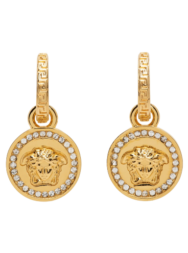 Обеци Versace Medusa Earrings Бежово | DG2D748_DJMX