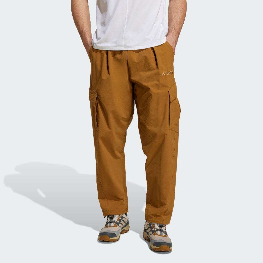 Карго панталони adidas Performance Terrex Xploric Cargo Pants Кафяво | JD4089, 0