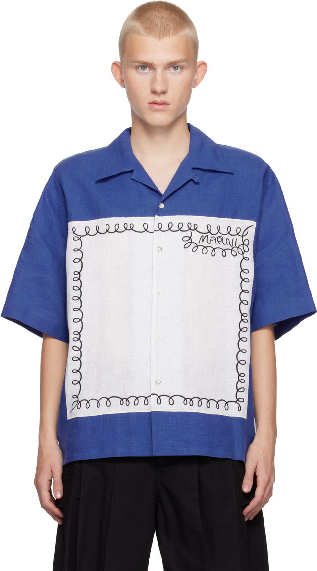 Embroidered Bowling Shirt