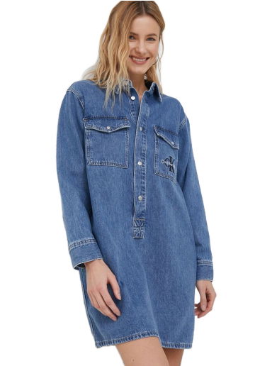 Pокля CALVIN KLEIN Denim Dress Тъмно синьо | J20J220240.PPYX