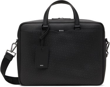 Чанта за пътуване BOSS Monogram Briefcase Черно | 50542235, 0