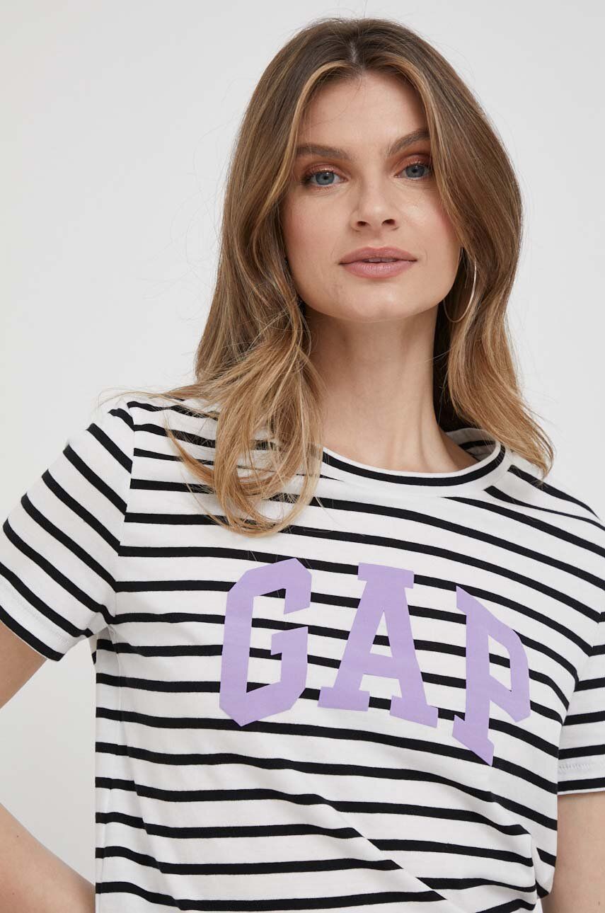 Тениска GAP Logo Tee Многоцветен | 616788.001BLACKWH, 0