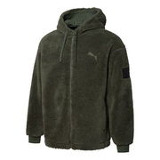 Lamb's Wool Hooded Jacket