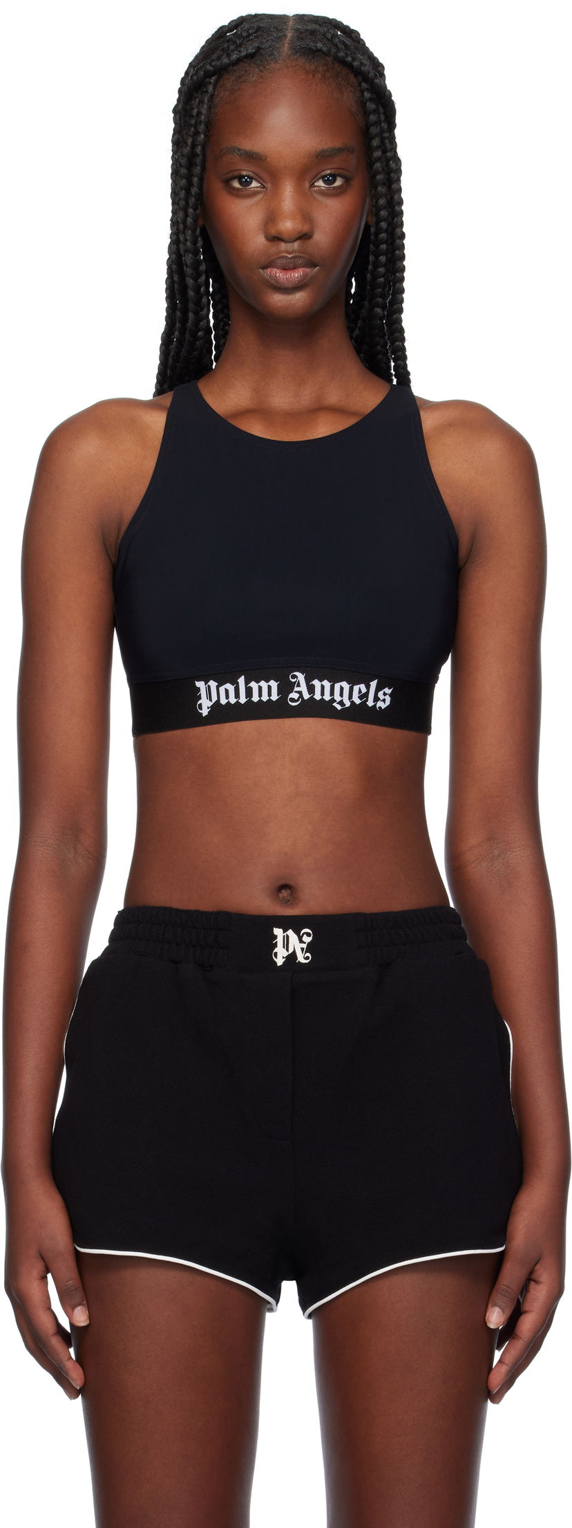 Потник Palm Angels Classic Logo Sport Top Черно | PWVO024C99FAB0011001