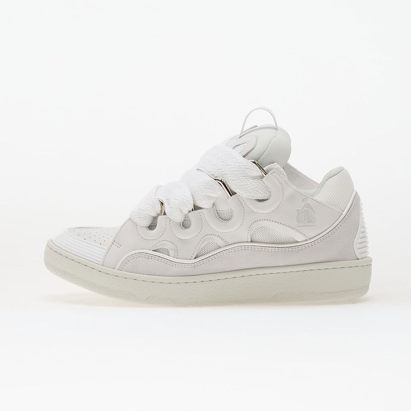 Кецове и обувки LANVIN Curb Sneakers White Бяло | FU-SKDK12-DRAG-P25-00