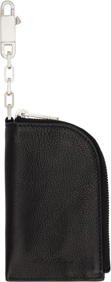 Портфейл Rick Owens Rick Owens Concordians Hook Wallet Черно | RA02E0718 LBU, 0
