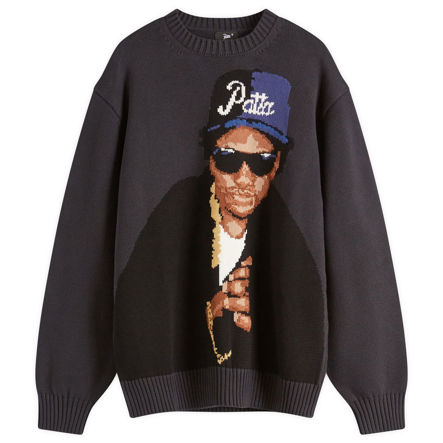 Пуловер Patta Patta Old School Knit Jumper Сиво | POC-SS25-7000-324-0006-086, 0