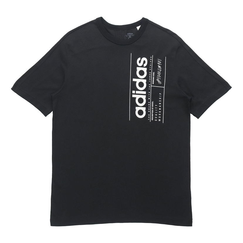 Тениска adidas Originals Brilliant Basics Graphic T-Shirt Черно | FM6017