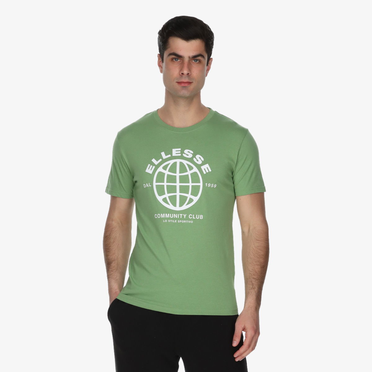 Тениска Ellesse Ellesse Community Club T-Shirt Зелено | ELA251M803-06, 1