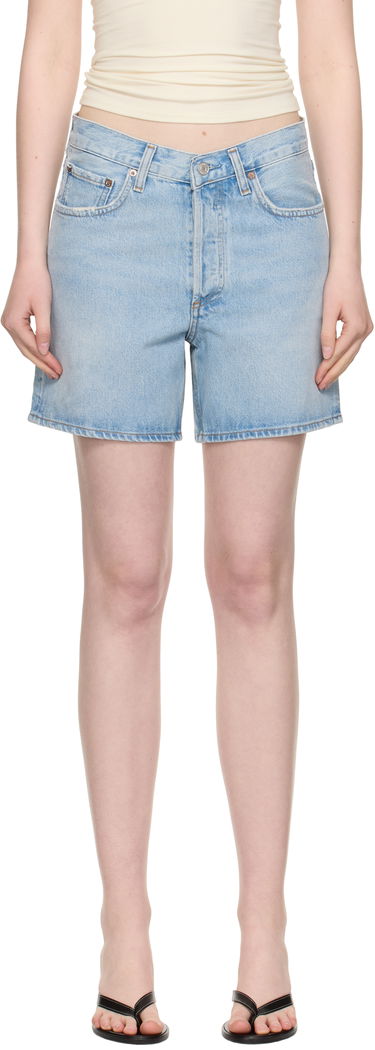 Къси панталони AGOLDE AGOLDE V-Waist Denim Shorts Синьо | A225-1535, 0