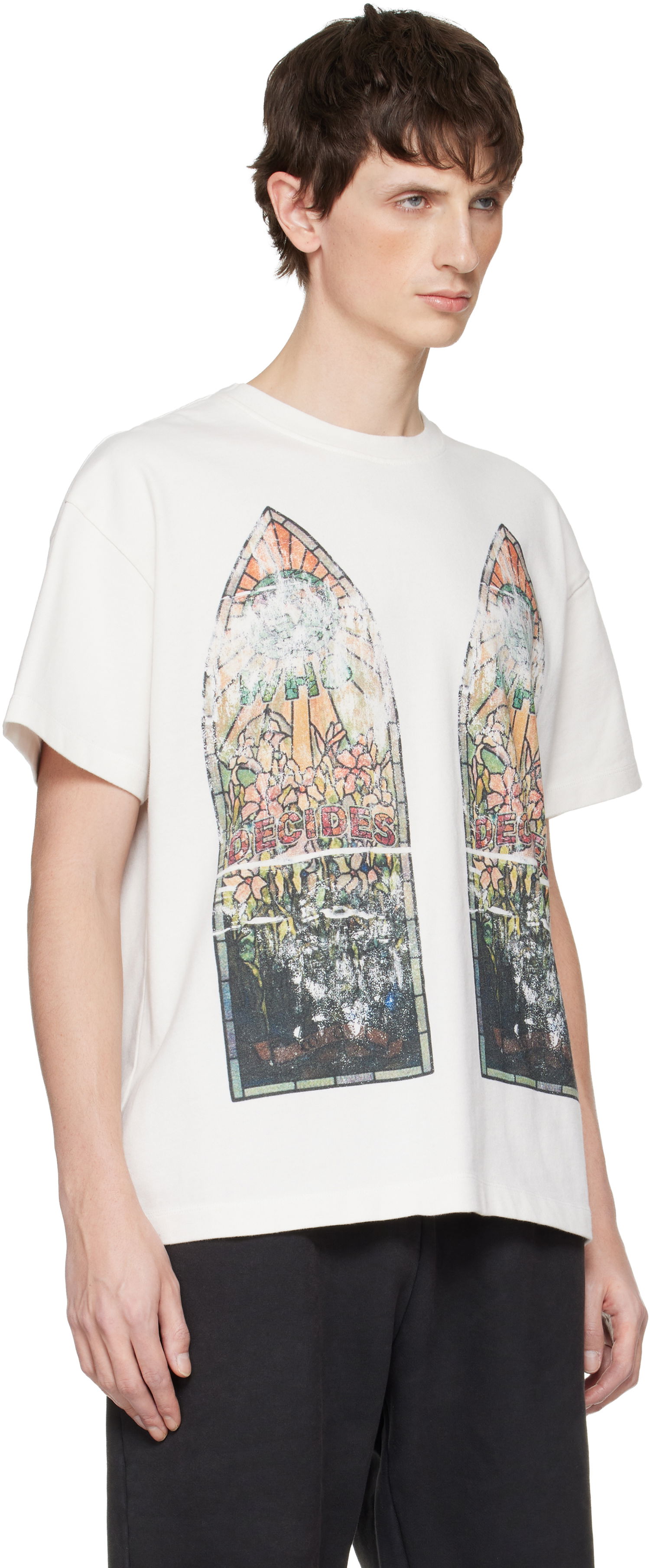 Тениска Who Decides War Who Decides War Faded Jersey T-Shirt Бяло | 1110210001FW25, 1