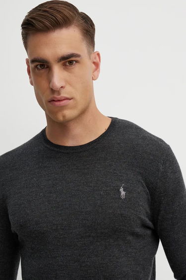 Пуловер Polo by Ralph Lauren Crewneck Sweater Сиво | 710946143, 0