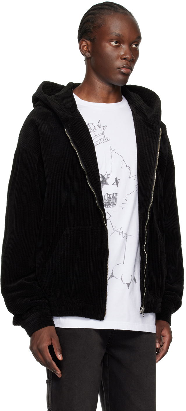 Суитчър We11done We11done Zip-Up Hooded Jacket Черно | WD-JP2-24-083-M-BK, 1