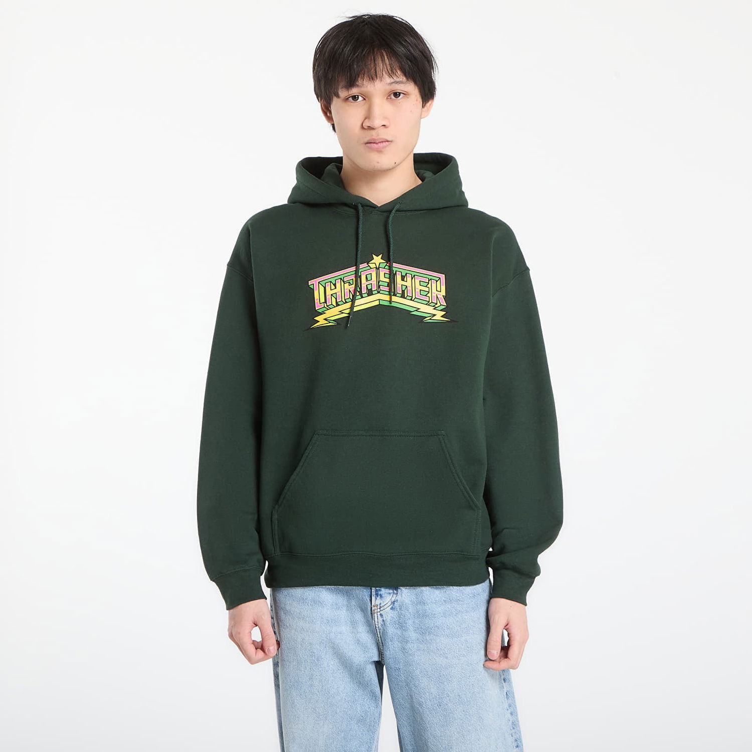 Суитчър Thrasher Luchadora Hoodie Зелено | 145852, 0