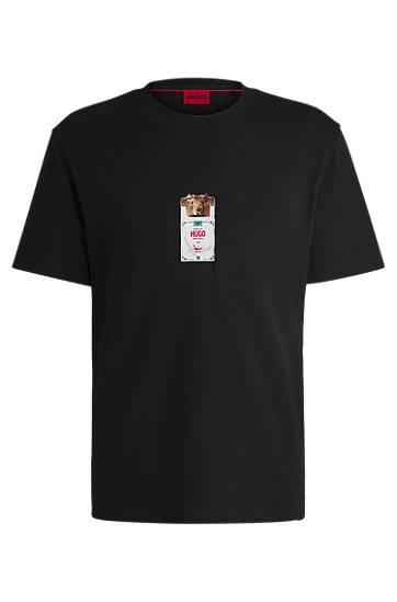 HUGO Cigarette-Packet Print T-Shirt