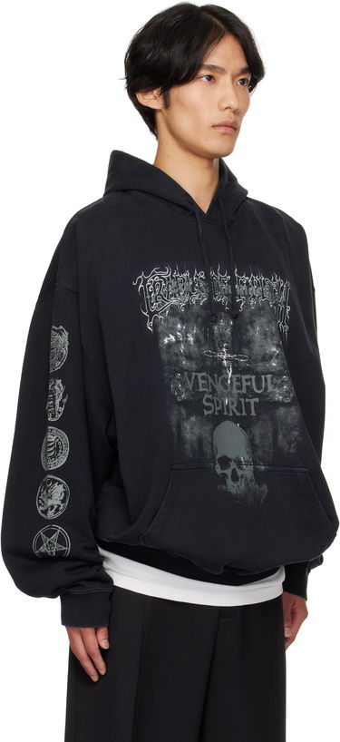 Суитчър VETEMENTS Vetements Cradle of Filth 'Vengeful Spirit' Oversized Hoodie Черно | UCF76HD650M, 1