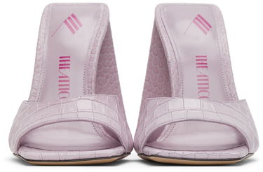 Грижа за обувките The Attico Attico Devon Heeled Mules Лилаво | 221WS000 EL002, 1